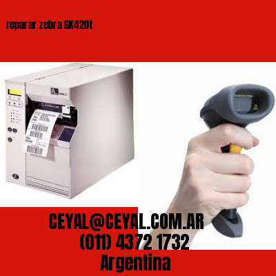 reparar zebra GK420t