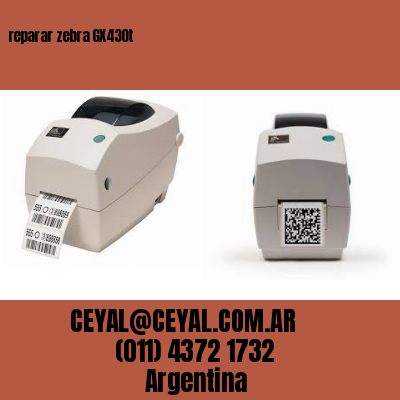 reparar zebra GX430t
