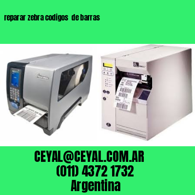 reparar zebra codigos  de barras