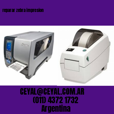 reparar zebra impresion