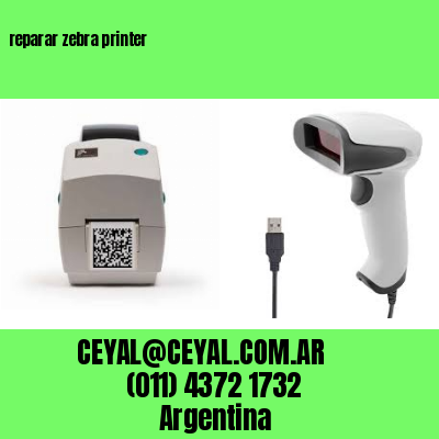 reparar zebra printer