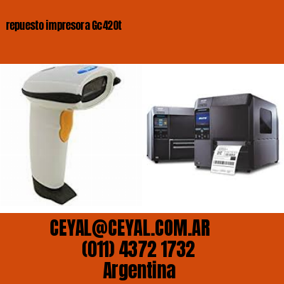 repuesto impresora Gc420t