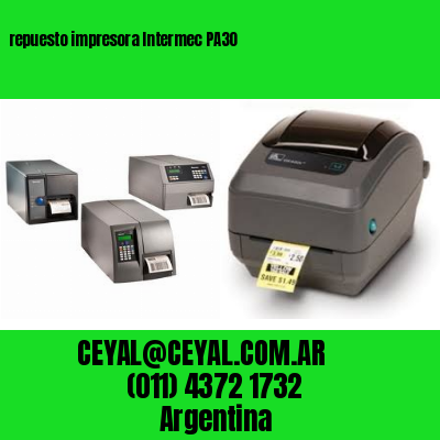 repuesto impresora Intermec PA30