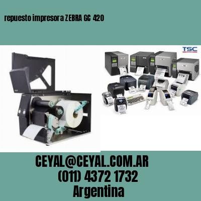 repuesto impresora ZEBRA GC 420