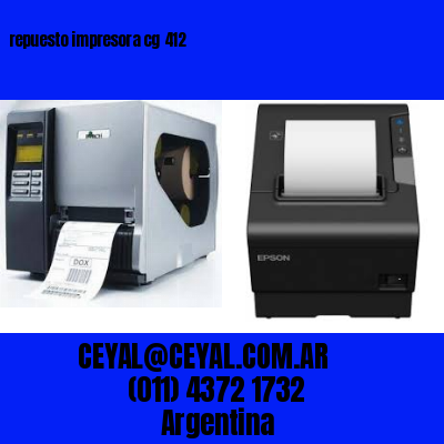 repuesto impresora cg 412