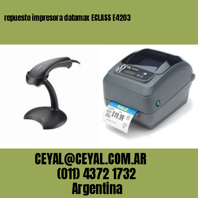 repuesto impresora datamax ECLASS E4203