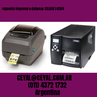 repuesto impresora datamax ECLASS E4204