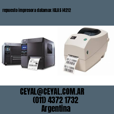 repuesto impresora datamax ICLAS I4212