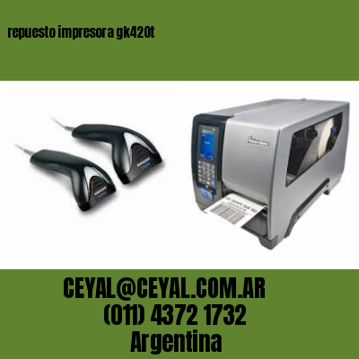 repuesto impresora gk420t