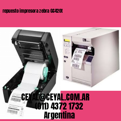 repuesto impresora zebra GC420t