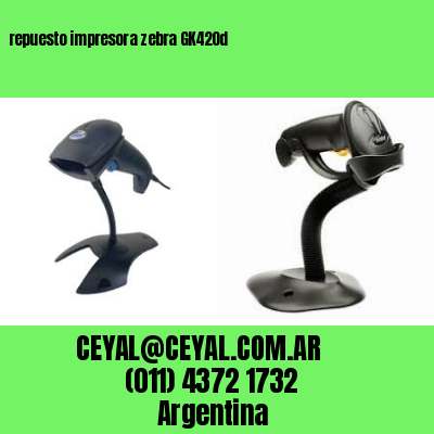 repuesto impresora zebra GK420d