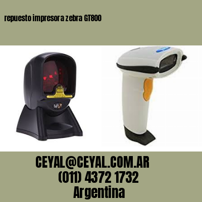 repuesto impresora zebra GT800
