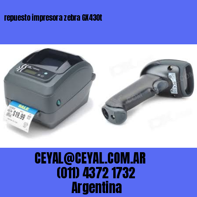 repuesto impresora zebra GX430t