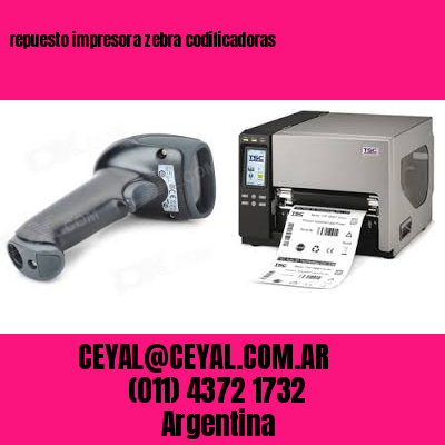 repuesto impresora zebra codificadoras