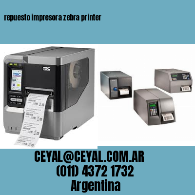 repuesto impresora zebra printer