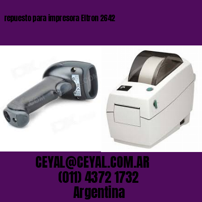 repuesto para impresora Eltron 2642