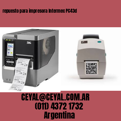 repuesto para impresora Intermec PC43d