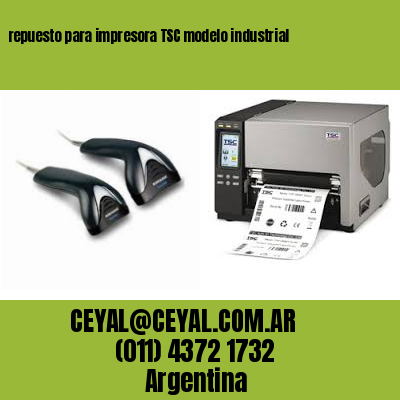 repuesto para impresora TSC modelo industrial