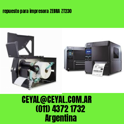 repuesto para impresora ZEBRA ZT230