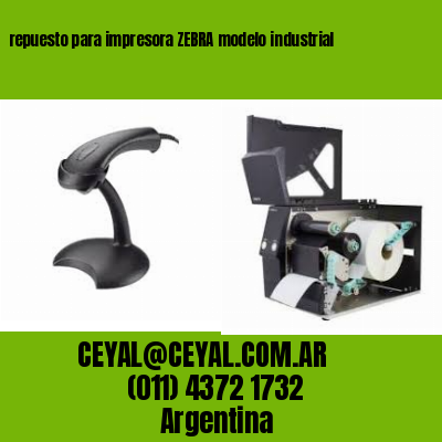 repuesto para impresora ZEBRA modelo industrial