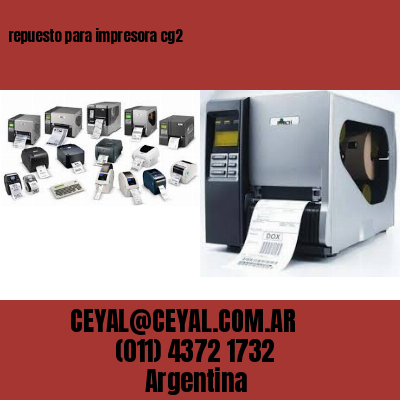 repuesto para impresora cg2