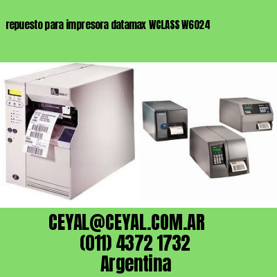 repuesto para impresora datamax WCLASS W6024
