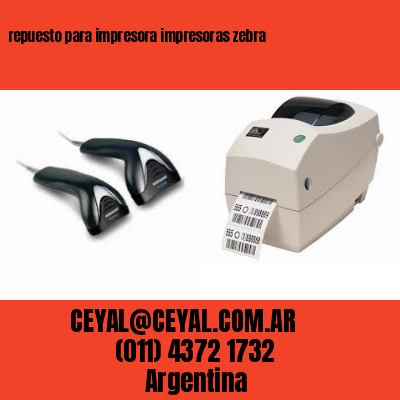 repuesto para impresora impresoras zebra