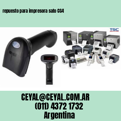 repuesto para impresora sato CG4