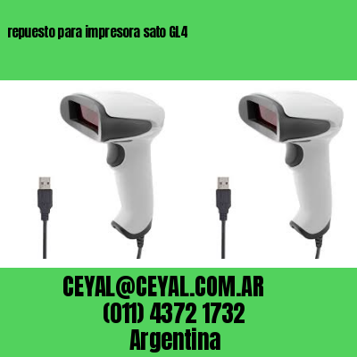 repuesto para impresora sato GL4