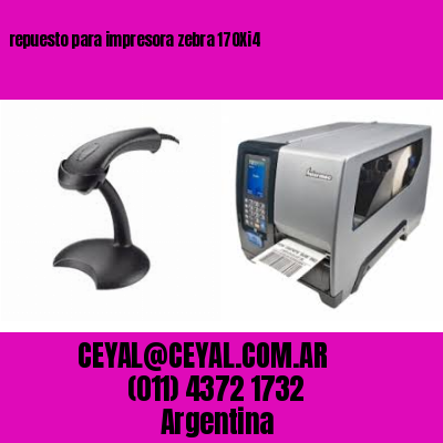 repuesto para impresora zebra 170Xi4