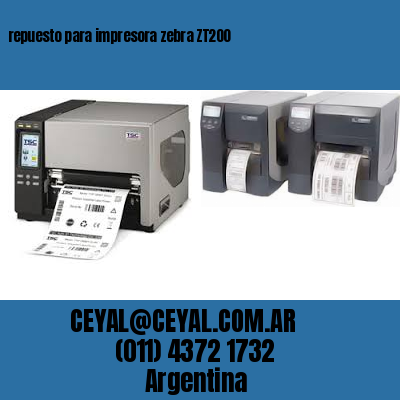 repuesto para impresora zebra ZT200
