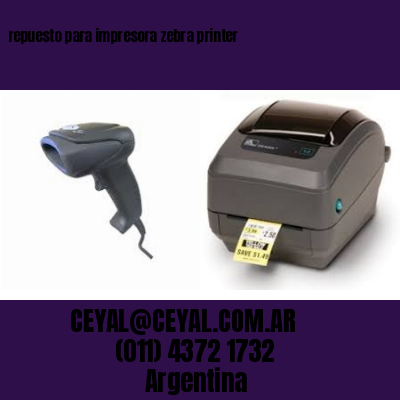 repuesto para impresora zebra printer