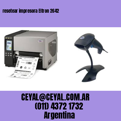 resetear impresora Eltron 2642