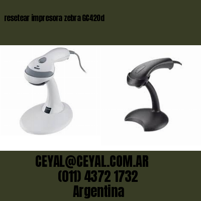 resetear impresora zebra GC420d