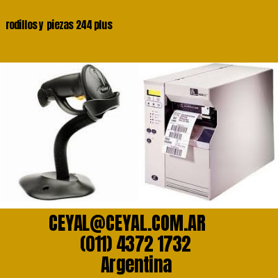 rodillos y piezas 244 plus