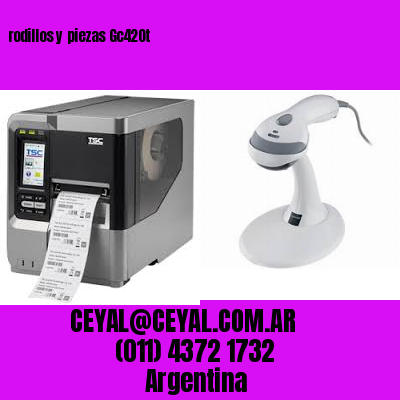 rodillos y piezas Gc420t