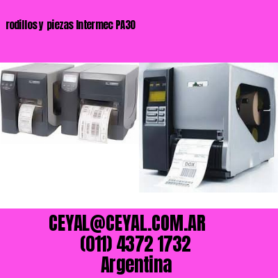 rodillos y piezas Intermec PA30