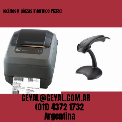 rodillos y piezas Intermec PC23d  