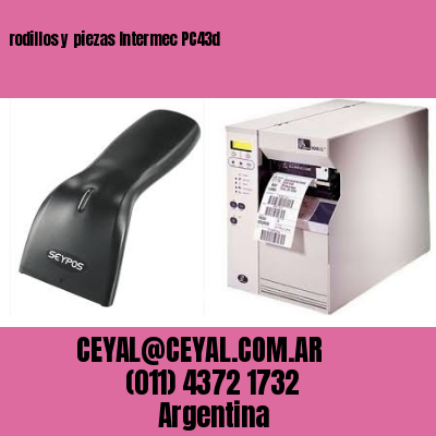 rodillos y piezas Intermec PC43d