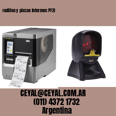 rodillos y piezas Intermec PF2i
