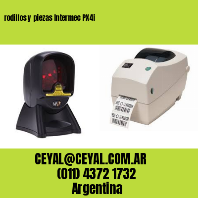 rodillos y piezas Intermec PX4i