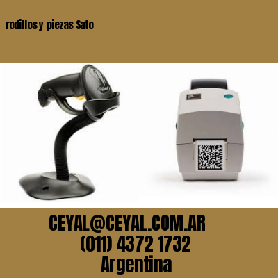rodillos y piezas Sato