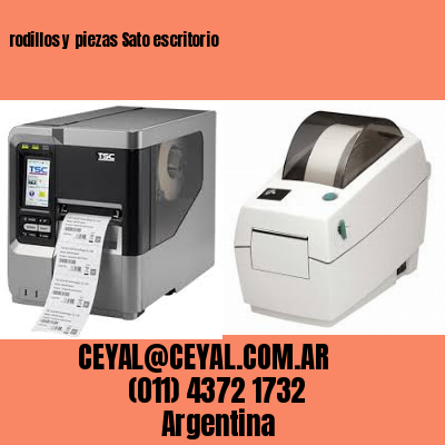 rodillos y piezas Sato escritorio