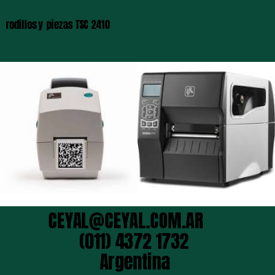 rodillos y piezas TSC 2410