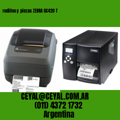 rodillos y piezas ZEBRA GC420 T