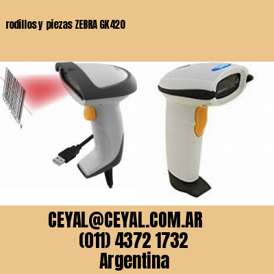 rodillos y piezas ZEBRA GK420