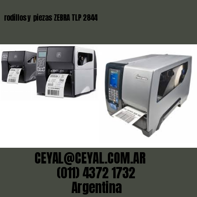 rodillos y piezas ZEBRA TLP 2844