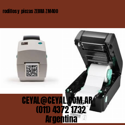 rodillos y piezas ZEBRA ZM400