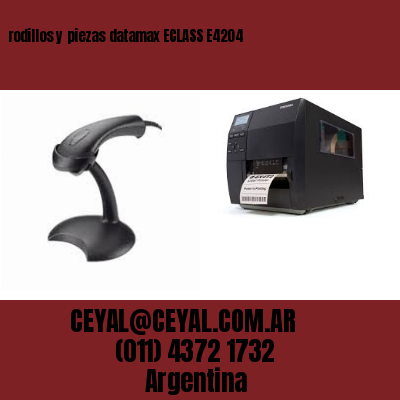 rodillos y piezas datamax ECLASS E4204