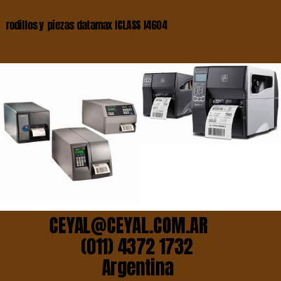 rodillos y piezas datamax ICLASS I4604